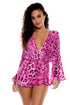Luli Fama Wild Thing Bell Sleeve Romper